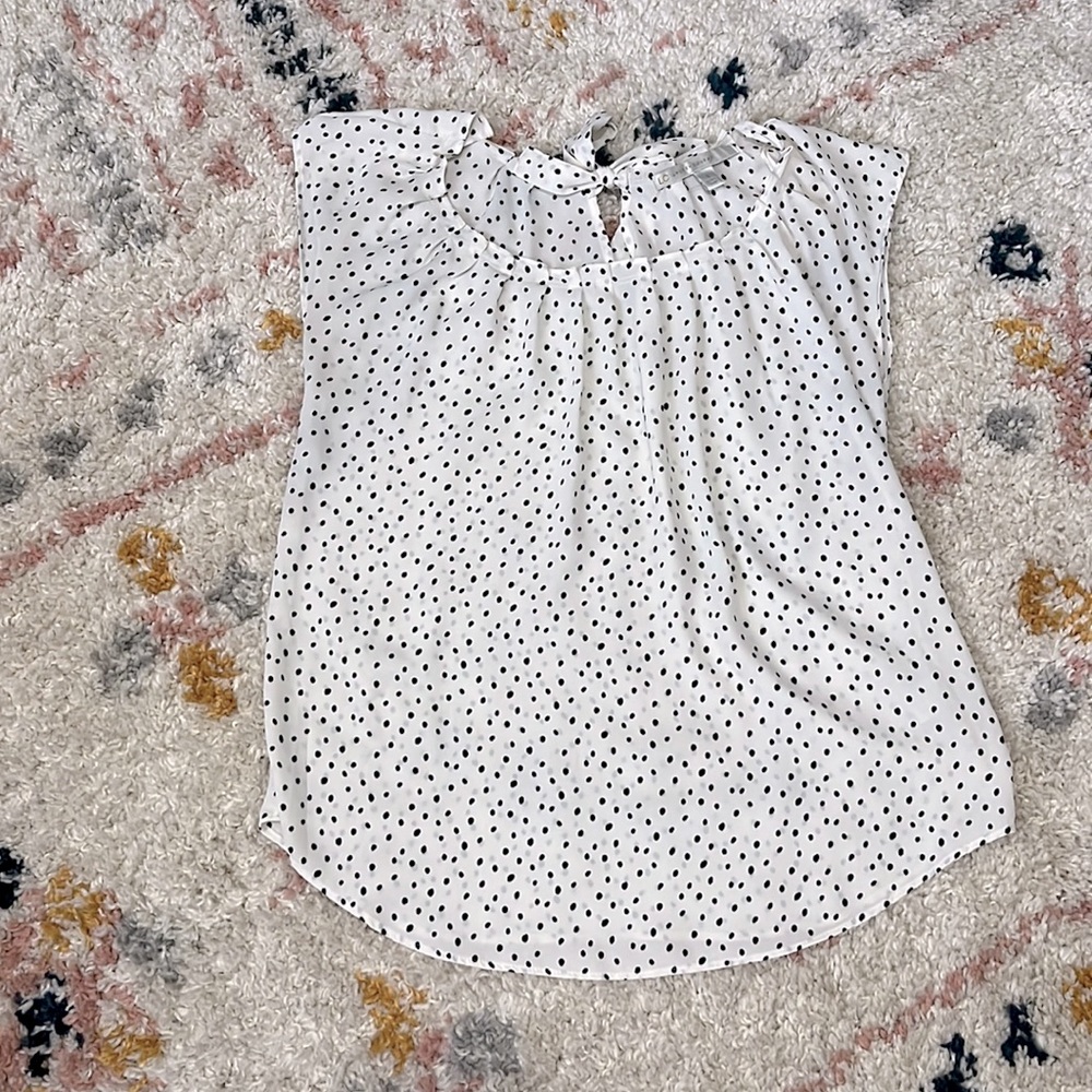 Lauren Conrad polka dot shirt